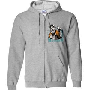 Your Catch Needs You Fishing Full Zip Hoodie