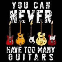 You Can Never Have Too Many Guitars Music Funny Gifts Bucket Hat