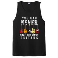 You Can Never Have Too Many Guitars Music Funny Gifts PosiCharge Competitor Tank