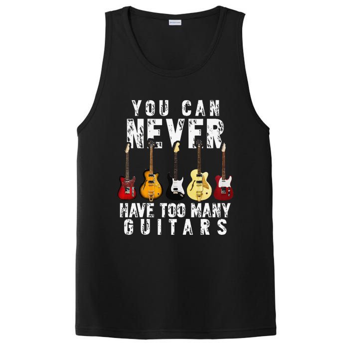 You Can Never Have Too Many Guitars Music Funny Gifts PosiCharge Competitor Tank