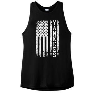 Y.A.N.K.E.E.S Classic New York Baseball Ladies PosiCharge Tri-Blend Wicking Tank