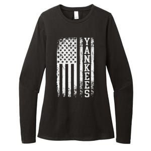 Y.A.N.K.E.E.S Classic New York Baseball Womens CVC Long Sleeve Shirt