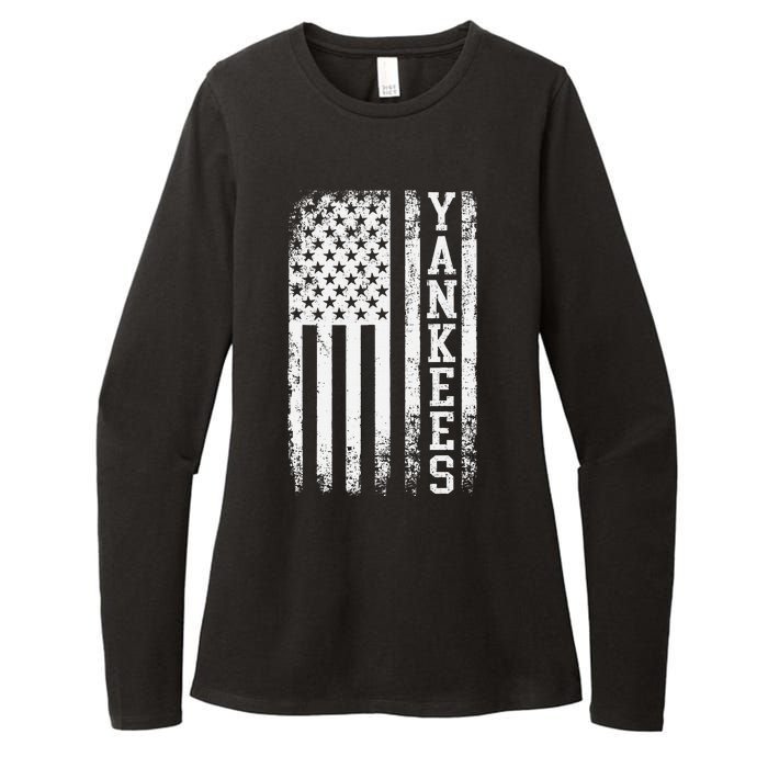 Y.A.N.K.E.E.S Classic New York Baseball Womens CVC Long Sleeve Shirt