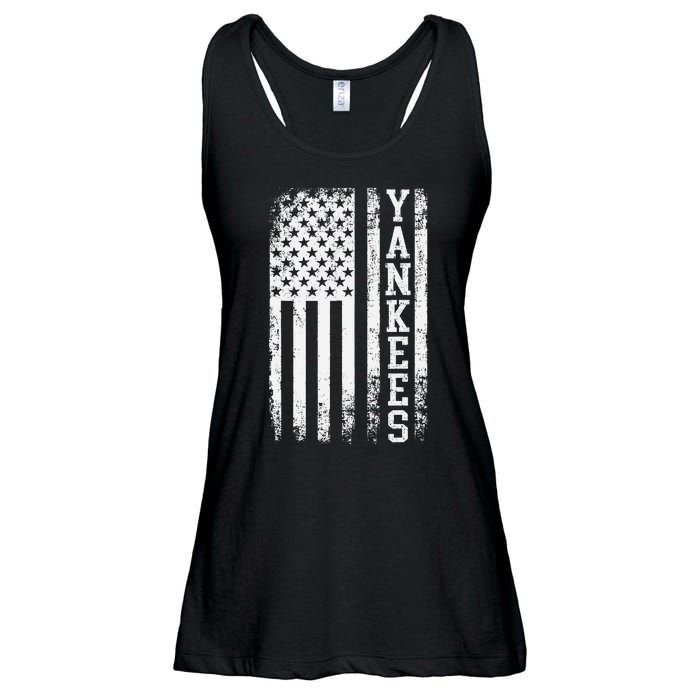 Y.A.N.K.E.E.S Classic New York Baseball Ladies Essential Flowy Tank