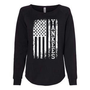 Y.A.N.K.E.E.S Classic New York Baseball Womens California Wash Sweatshirt