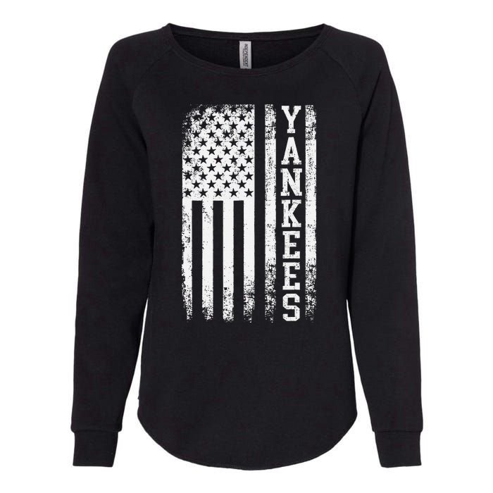 Y.A.N.K.E.E.S Classic New York Baseball Womens California Wash Sweatshirt