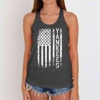 Y.A.N.K.E.E.S Classic New York Baseball Women's Knotted Racerback Tank