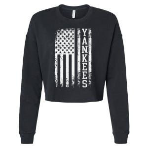 Y.A.N.K.E.E.S Classic New York Baseball Cropped Pullover Crew