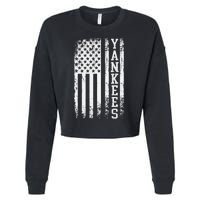 Y.A.N.K.E.E.S Classic New York Baseball Cropped Pullover Crew