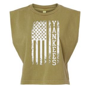 Y.A.N.K.E.E.S Classic New York Baseball Garment-Dyed Women's Muscle Tee