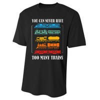 You Can Never Have Too Many Trains Model Train Collecting Performance Sprint T-Shirt