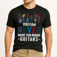 You Can Never Have Too Many Guitars Music Funny Gift Cooling Performance Crew T-Shirt