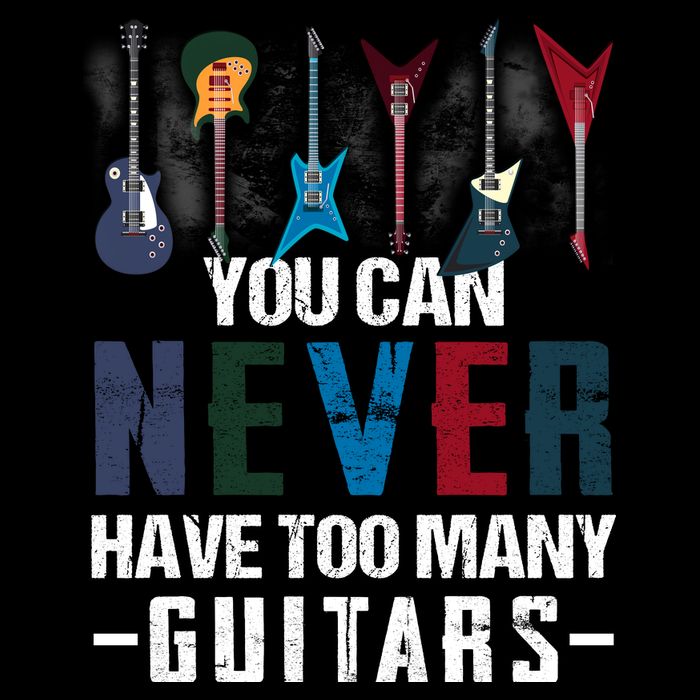 You Can Never Have Too Many Guitars Music Funny Gift Cooling Performance Crew T-Shirt
