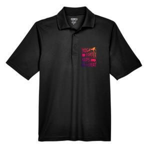 Yoga Coffee Naps Repeat Gift Men's Origin Performance Pique Polo