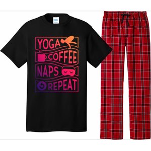 Yoga Coffee Naps Repeat Gift Pajama Set