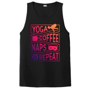 Yoga Coffee Naps Repeat Gift PosiCharge Competitor Tank