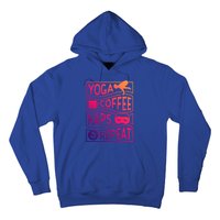 Yoga Coffee Naps Repeat Gift Hoodie