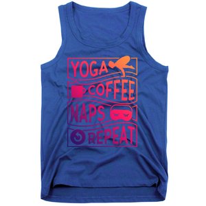 Yoga Coffee Naps Repeat Gift Tank Top