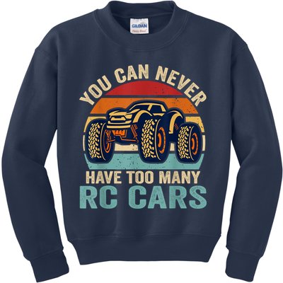 You Can Never Have Too Many Rc Car Racing Racer Lovers Fan Kids Sweatshirt
