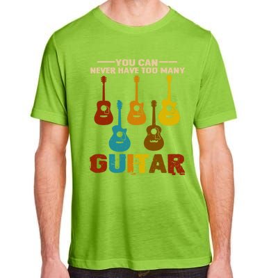 You Can Never Have Too Many Guitars Cool Gift Adult ChromaSoft Performance T-Shirt