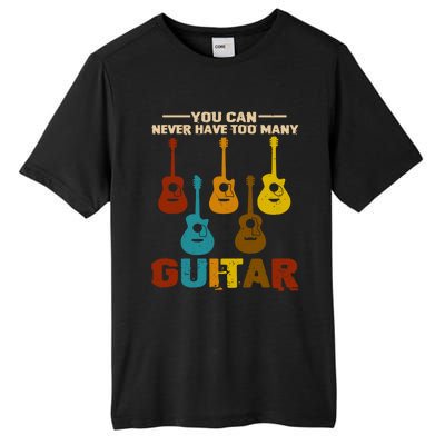 You Can Never Have Too Many Guitars Cool Gift Tall Fusion ChromaSoft Performance T-Shirt