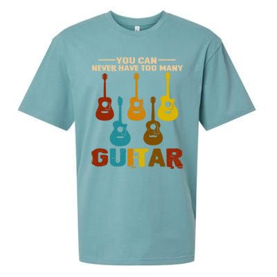 You Can Never Have Too Many Guitars Cool Gift Sueded Cloud Jersey T-Shirt