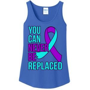 You Can Never Be Replaced Suicide Awareness Support Graphic Gift Ladies Essential Tank