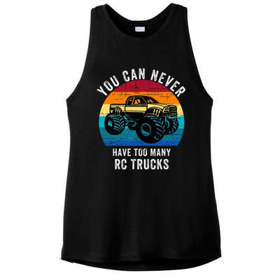 You Can Never Have Too Many Rc Trucks Ladies PosiCharge Tri-Blend Wicking Tank