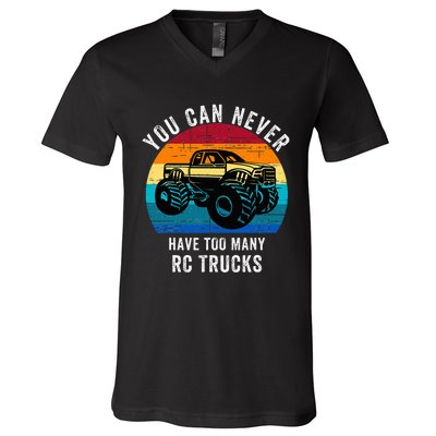 You Can Never Have Too Many Rc Trucks V-Neck T-Shirt