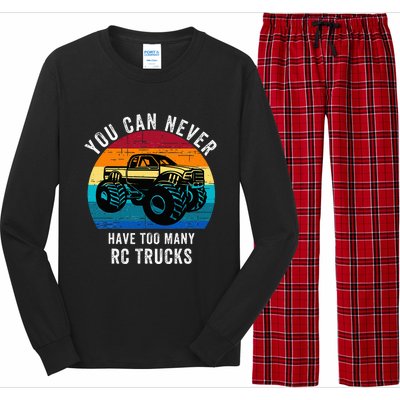 You Can Never Have Too Many Rc Trucks Long Sleeve Pajama Set