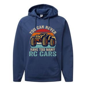 You Can Never Have Too Many RC Car Racing Racer lovers Fan  Performance Fleece Hoodie