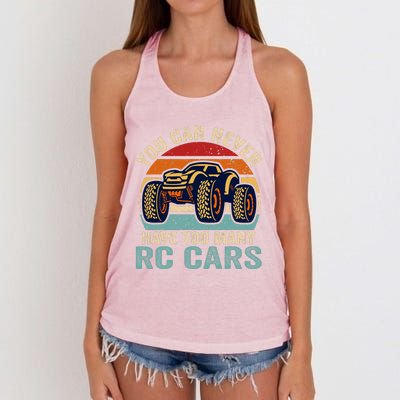 You Can Never Have Too Many RC Car Racing Racer lovers Fan  Women's Knotted Racerback Tank