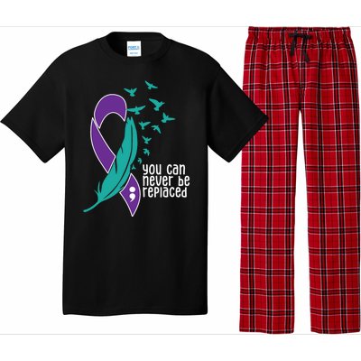 You Can Never Be Replaced Suicide Awareness Pajama Set