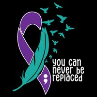 You Can Never Be Replaced Suicide Awareness Womens T-Shirt