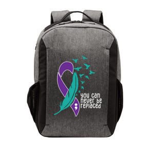 You Can Never Be Replaced Suicide Awareness Vector Backpack