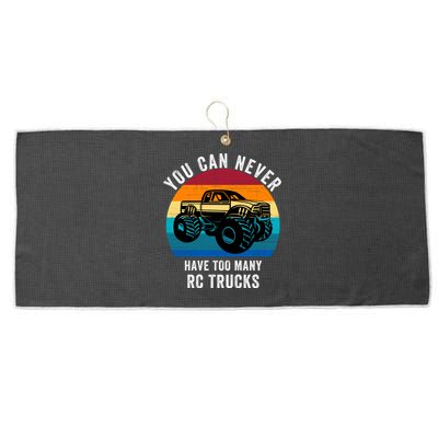 You Can Never Have Too Many Rc Trucks Large Microfiber Waffle Golf Towel