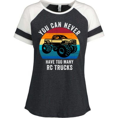 You Can Never Have Too Many Rc Trucks Enza Ladies Jersey Colorblock Tee