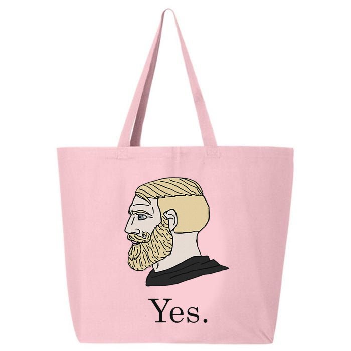 Yes Chad Nordic Gamer Meme Nordic Chad 25L Jumbo Tote