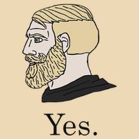 Yes Chad Nordic Gamer Meme Nordic Chad Bag