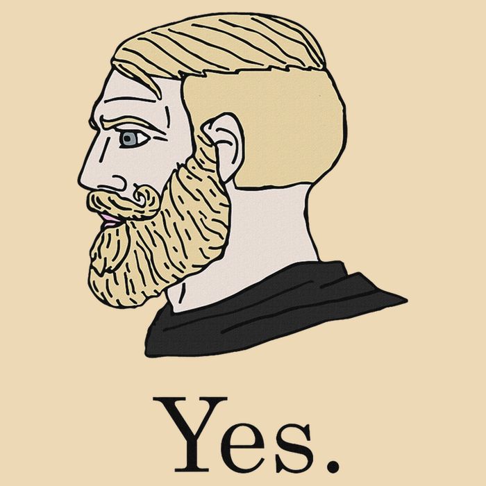Yes Chad Nordic Gamer Meme Nordic Chad Bag