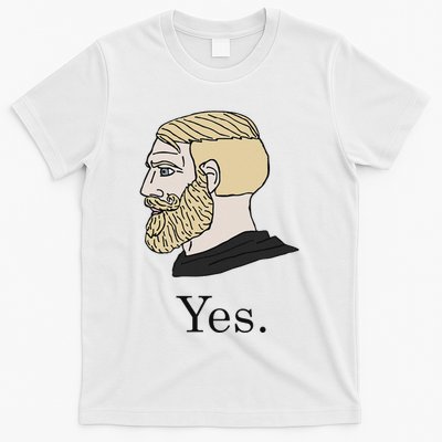 Yes Chad Nordic Gamer Meme Nordic Chad T-Shirt