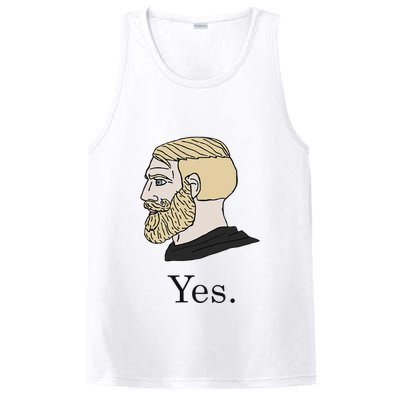 Yes Chad Nordic Gamer Meme Nordic Chad PosiCharge Competitor Tank