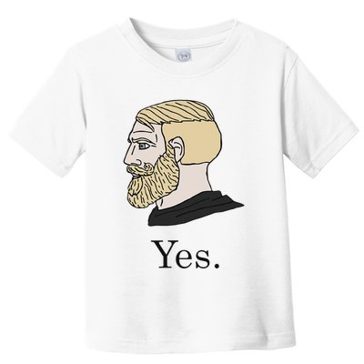 Yes Chad Nordic Gamer Meme Nordic Chad Toddler T-Shirt