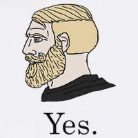 Yes Chad Nordic Gamer Meme Nordic Chad Kids T-Shirt