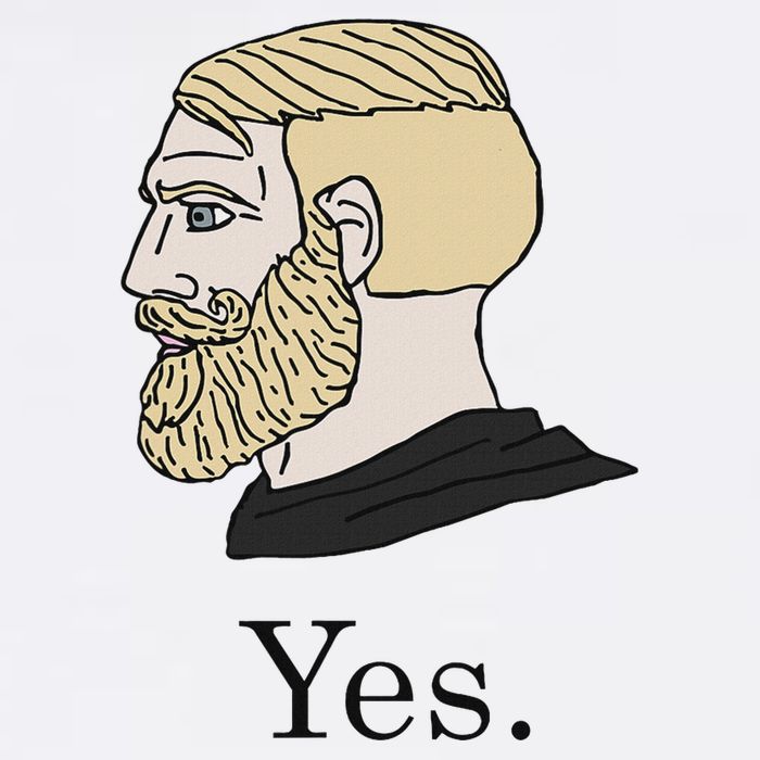 Yes Chad Nordic Gamer Meme Nordic Chad Kids T-Shirt