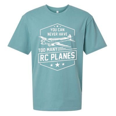 You Can Never Have Too Many Rc Planes Airplane Hobbyist Gift Sueded Cloud Jersey T-Shirt