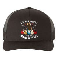 You Can Never Have Too Many Guitars Music Guitar Yupoong Adult 5-Panel Trucker Hat