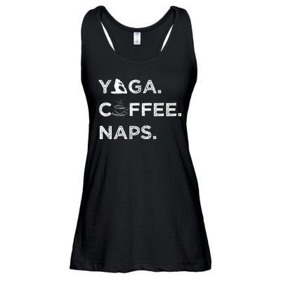 Yoga Coffee Naps Ladies Essential Flowy Tank