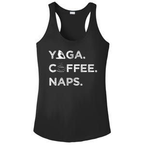 Yoga Coffee Naps Ladies PosiCharge Competitor Racerback Tank