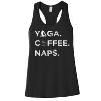 Yoga Coffee Naps Women's Racerback Tank